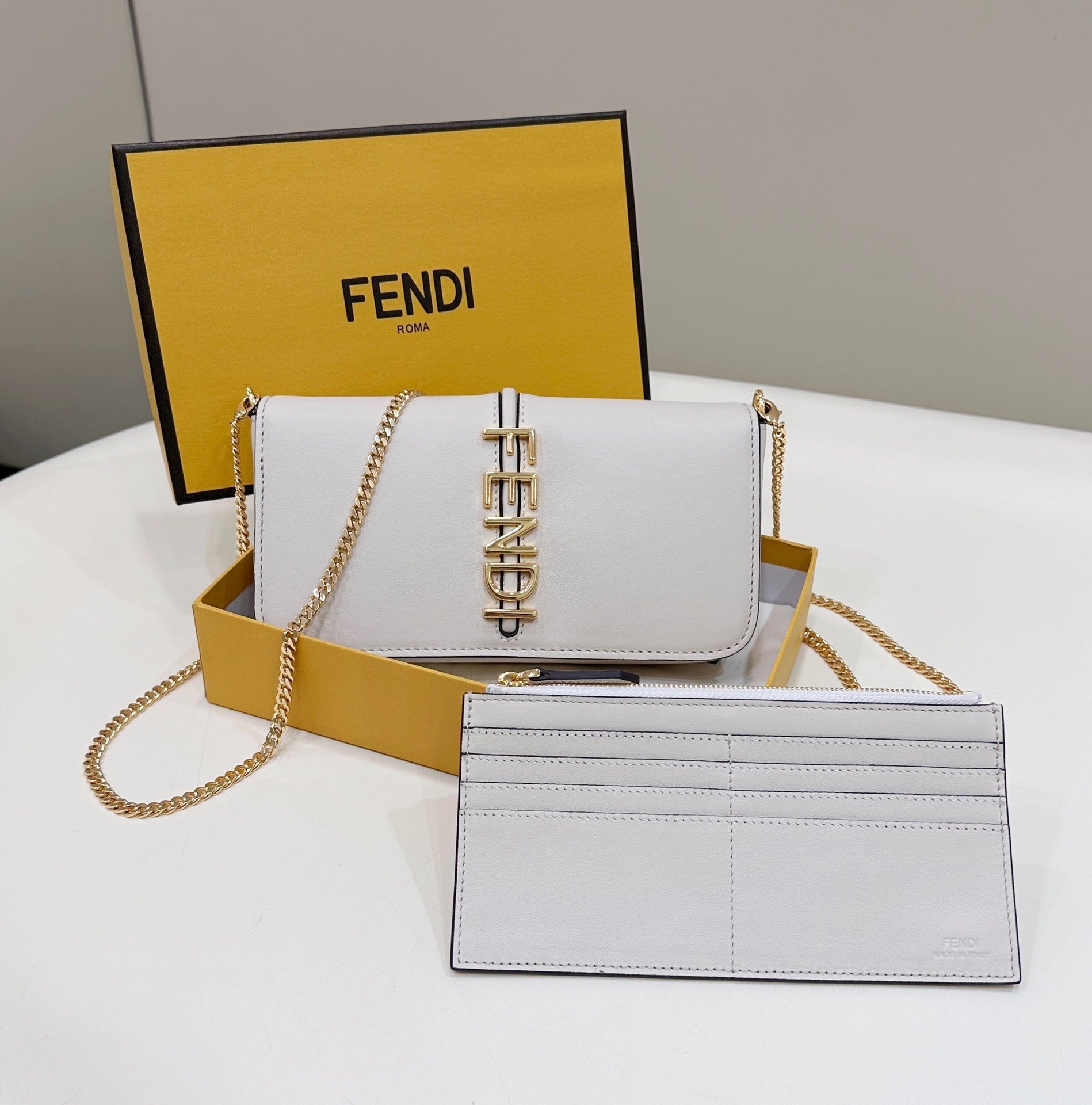 FENDI Compact Card Holder Pouch