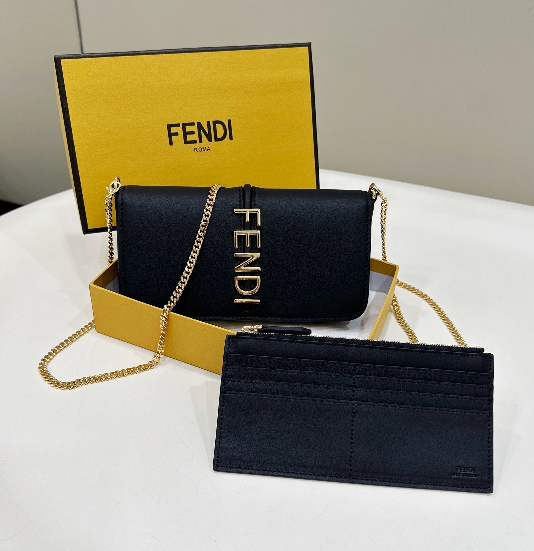 FENDI Compact Card Holder Pouch