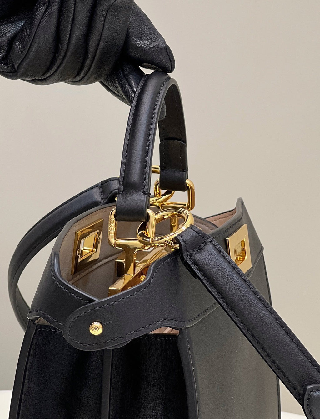 FENDI Peekaboo I See U Small Handbag