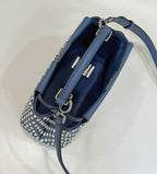 FENDI Iconic Peekaboo Small Woven Calfskin
