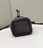 FENDI Shearling Mini Bucket Bag