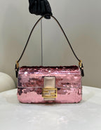 FENDI Sequin Baguette Underarm Bag