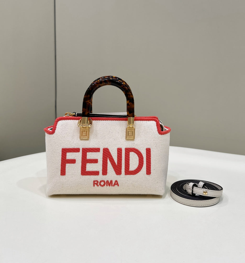 FENDI Iconic By The Way Mini Boston Handbag