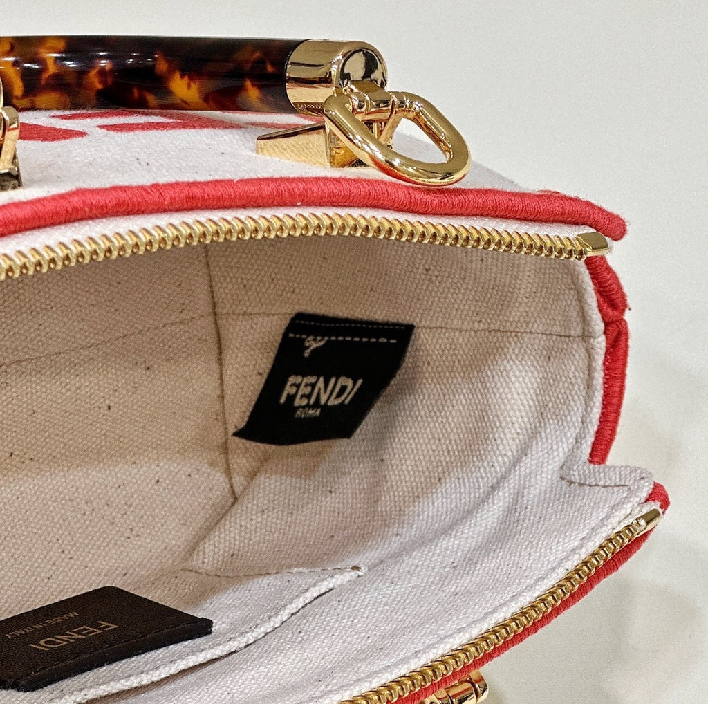 FENDI Iconic By The Way Mini Boston Handbag