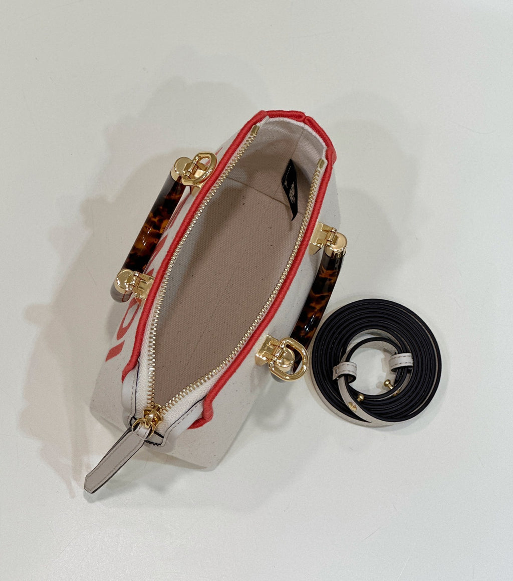 FENDI Iconic By The Way Mini Boston Handbag