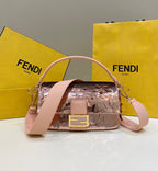 FENDI Sequin Baguette Underarm Bag