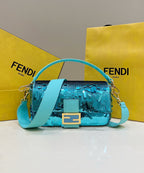 FENDI Sequin Baguette Underarm Bag