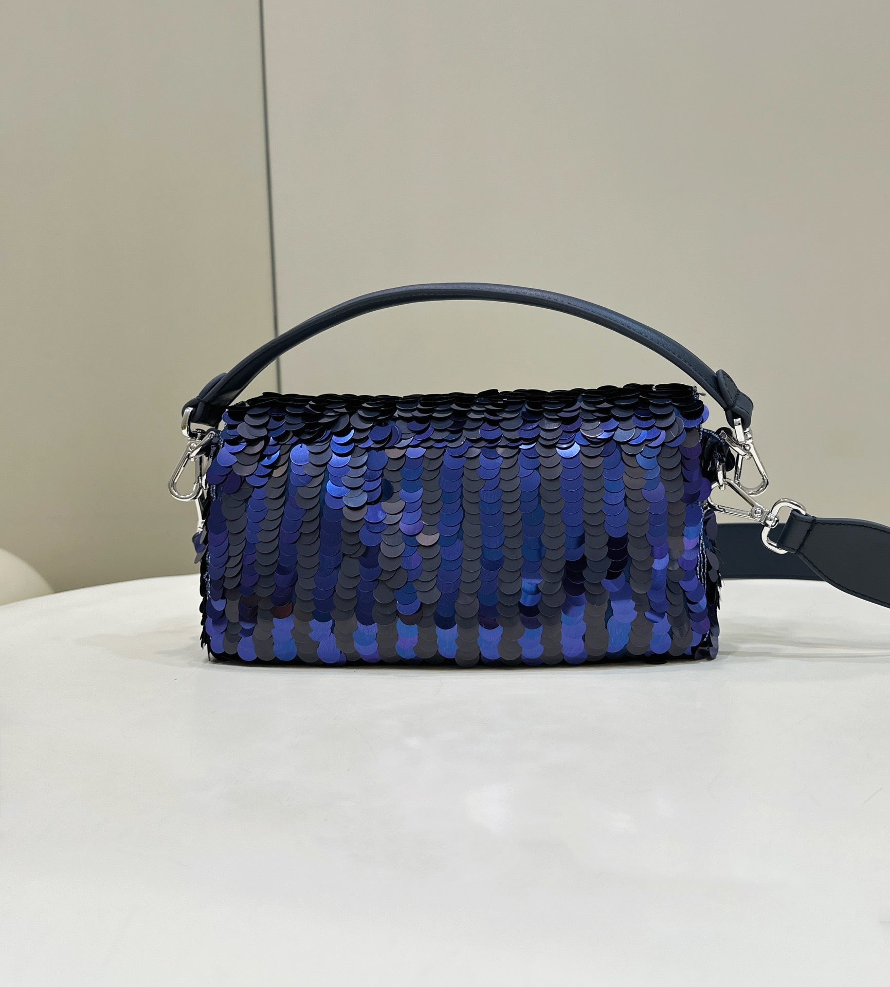 FENDI Sequin Baguette Underarm Bag