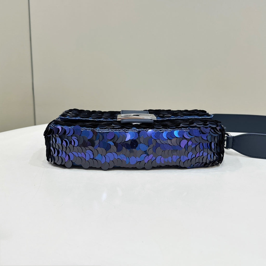 FENDI Sequin Baguette Underarm Bag