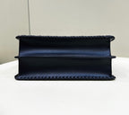 FENDI Peekaboo I See U Woven Leather Handbag