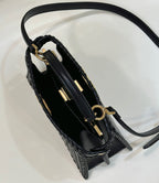 FENDI Peekaboo I See U Woven Leather Small