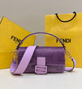 FENDI Micro-Beaded Baguette Underarm Bag