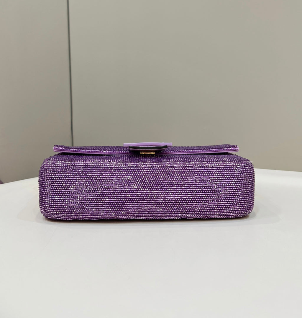 FENDI Micro-Beaded Baguette Underarm Bag