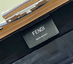 FENDI Trunk Baguette Crossbody Bag