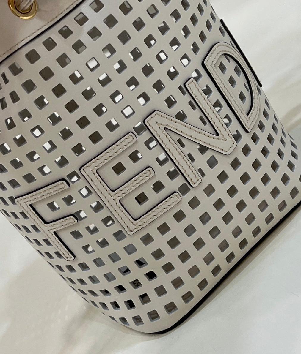 FENDI Cut-Out Mini Bucket Bag