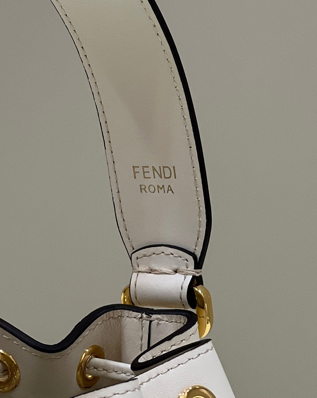 FENDI Cut-Out Mini Bucket Bag