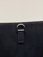FENDI Embossed Leather Tote Bag