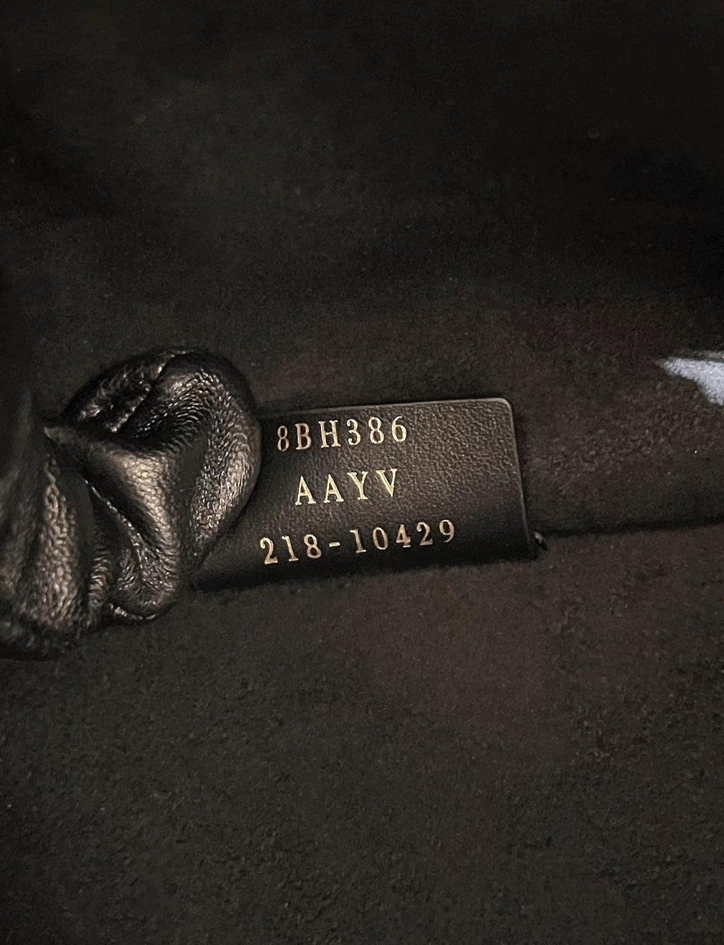 FENDI Embossed Leather Tote Bag