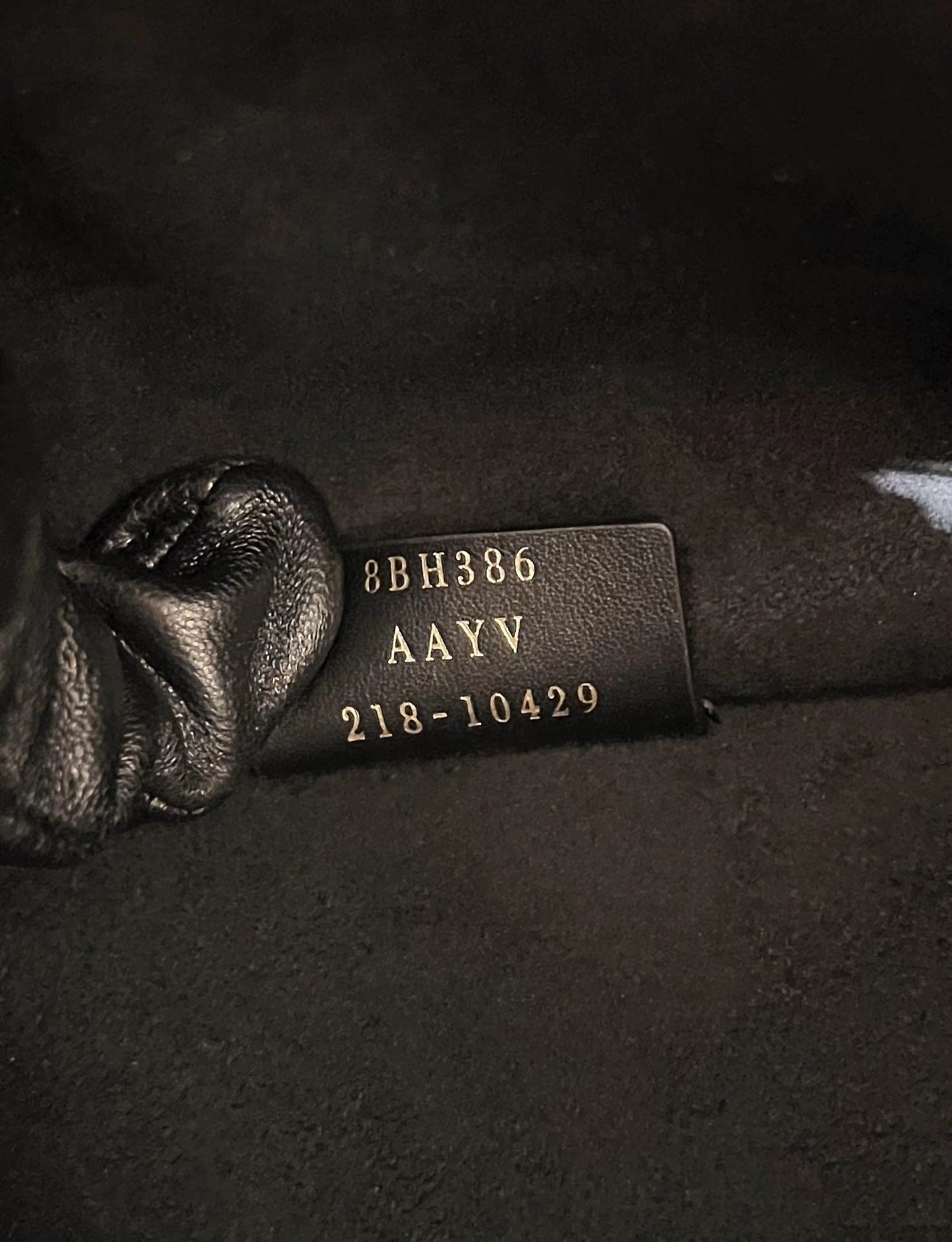 FENDI Embossed Leather Tote Bag