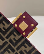 FENDI Raffia Baguette Bag
