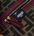 FENDI Raffia Baguette Bag