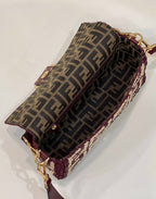 FENDI Raffia Baguette Bag