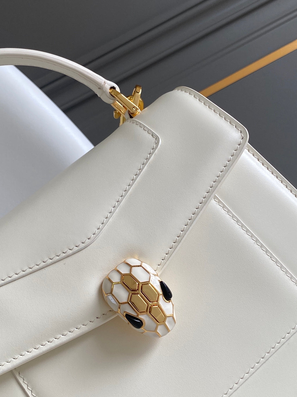 BVLGARI Serpenti Forever Medium Top Handle Bag