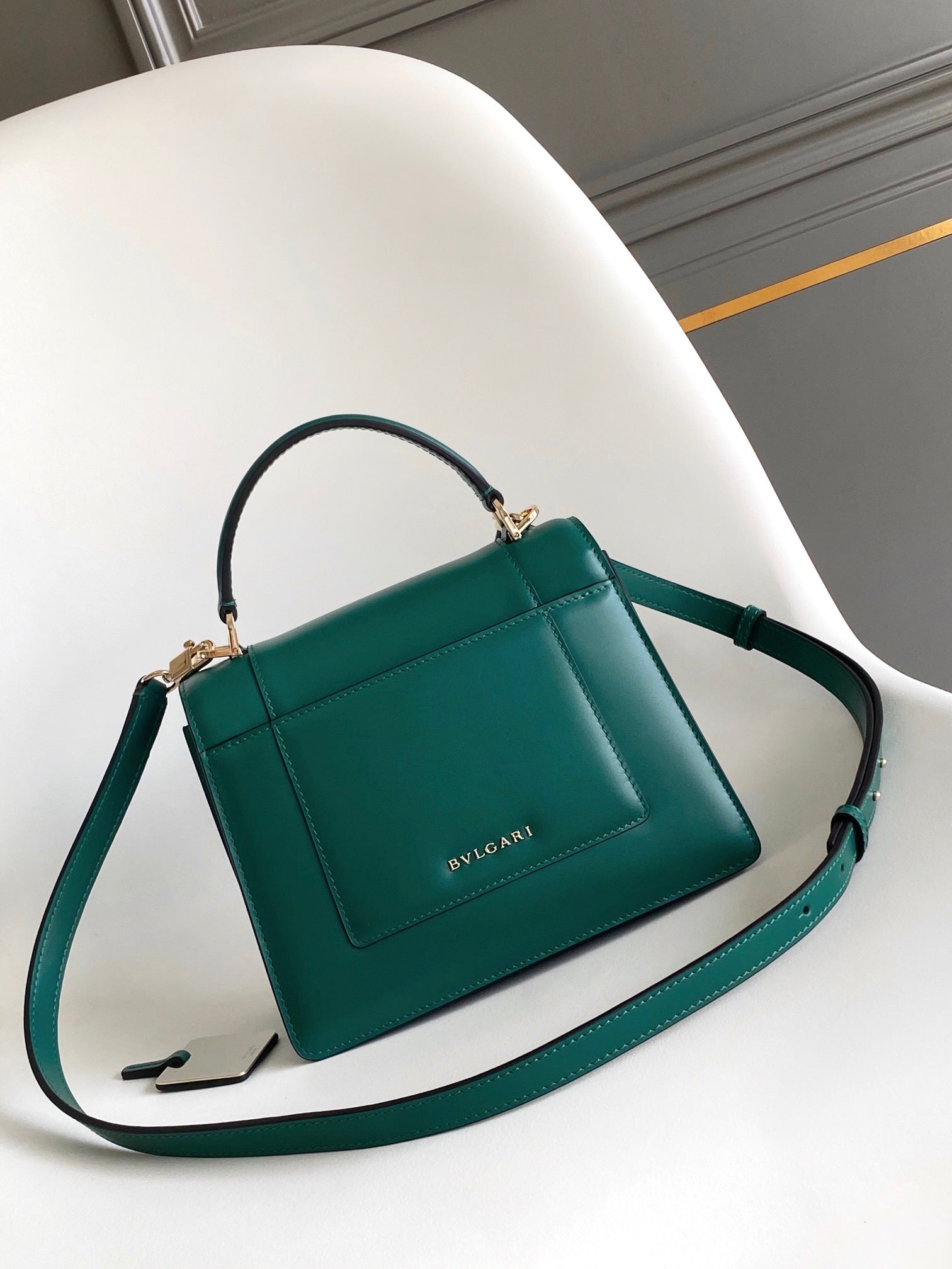 BVLGARI Serpenti Forever Medium Top Handle Bag