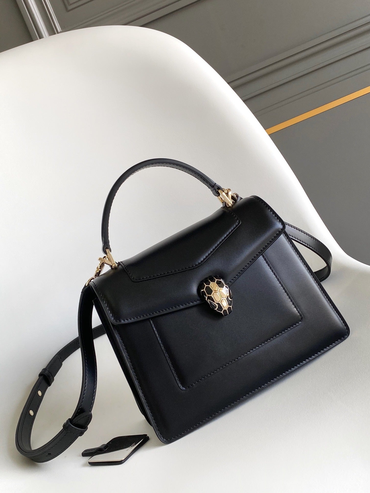BVLGARI Serpenti Forever Medium Top Handle Bag