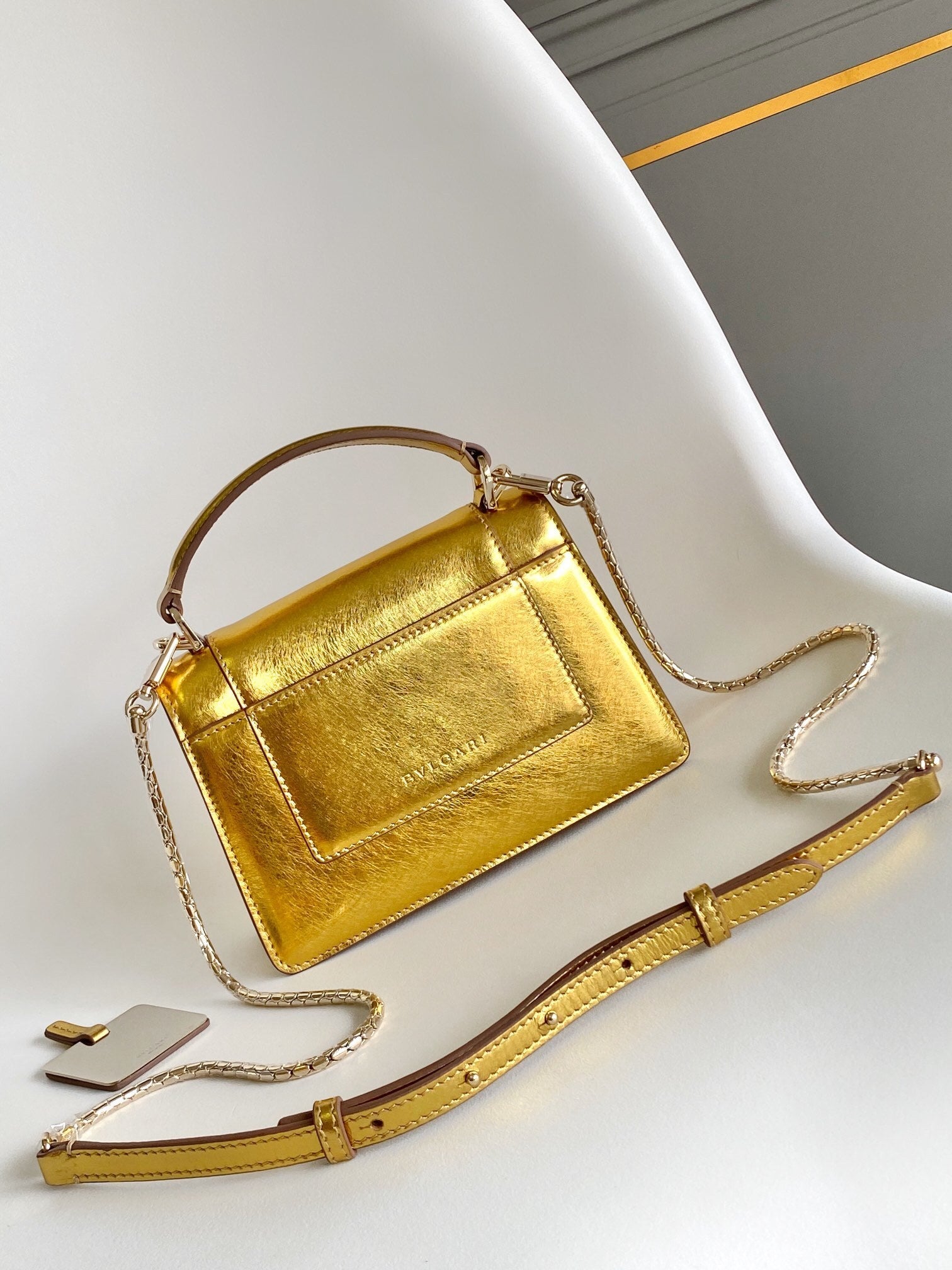 BVLGARI Serpenti Forever Mini Top Handle Bag