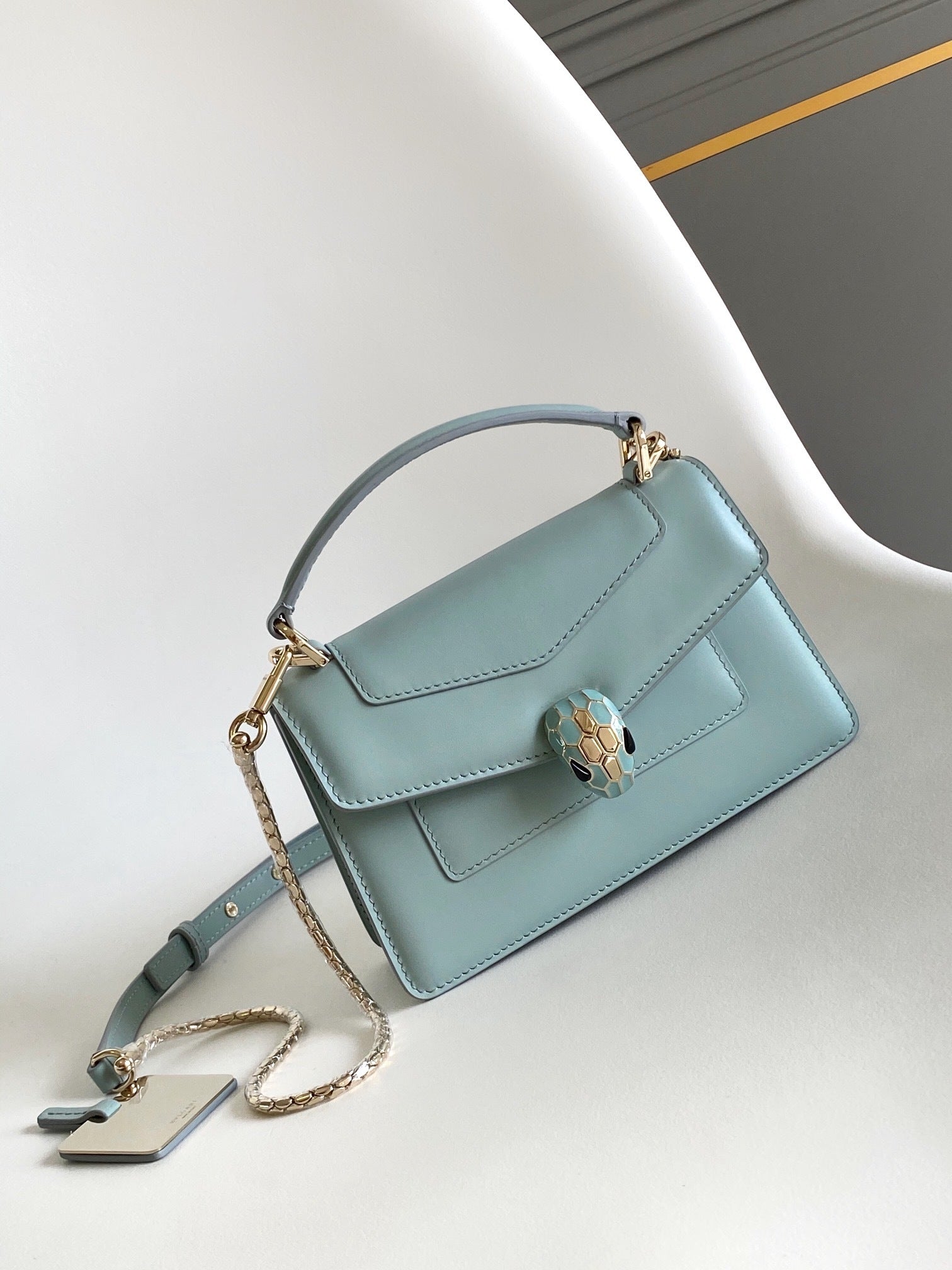 BVLGARI Serpenti Forever Mini Top Handle Bag