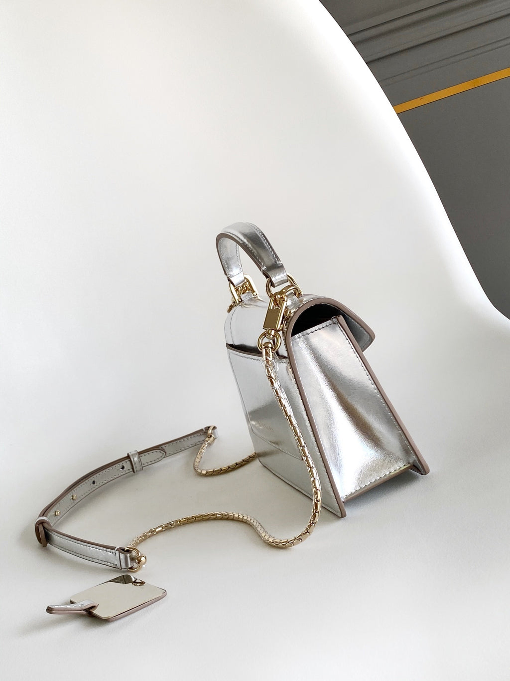 BVLGARI Serpenti Forever Mini Top Handle Bag