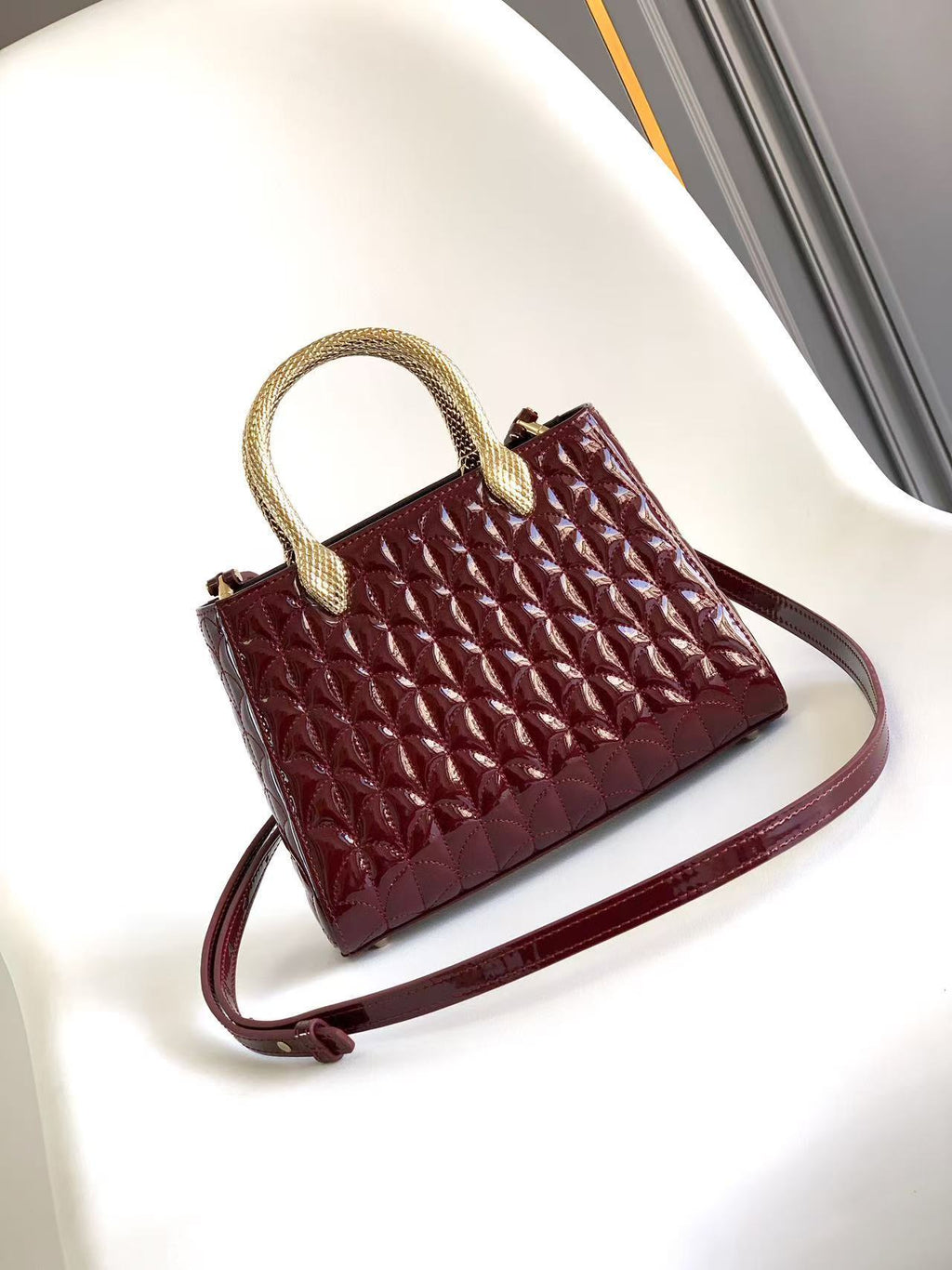 BVLGARI Serpentine Duo Evening Tote Bag