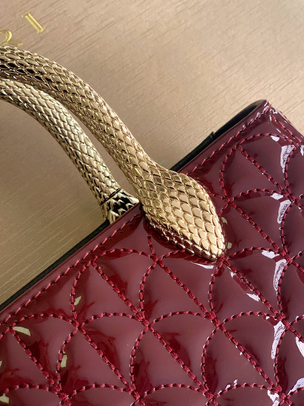 BVLGARI Serpentine Duo Evening Tote Bag