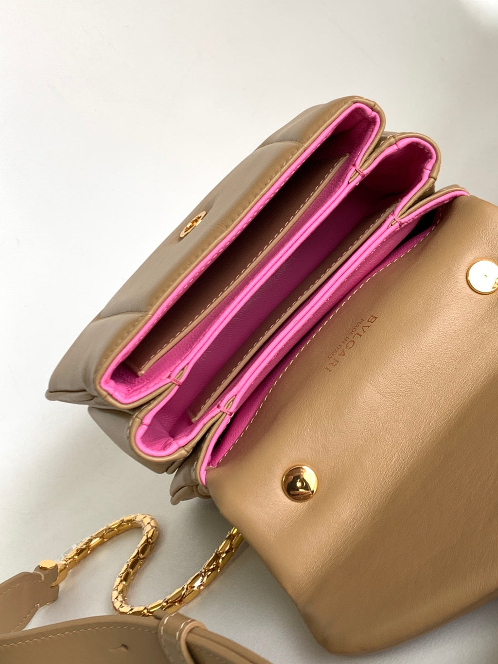 BVLGARI Serpenti Reverse Small Top Handle Bag