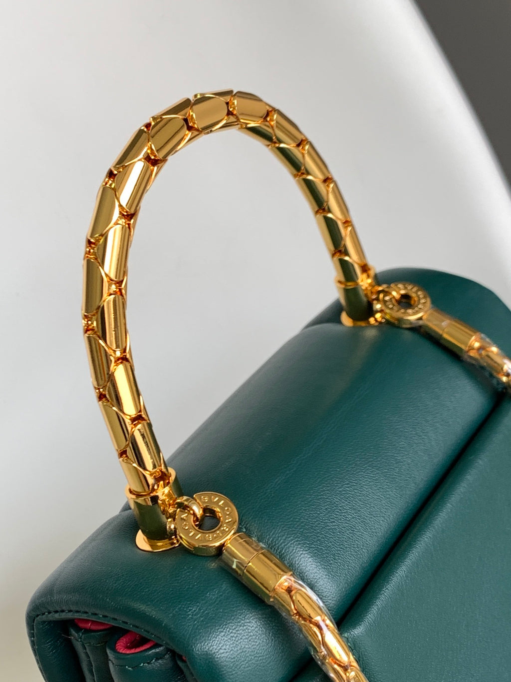 BVLGARI Serpenti Reverse Small Top Handle Bag