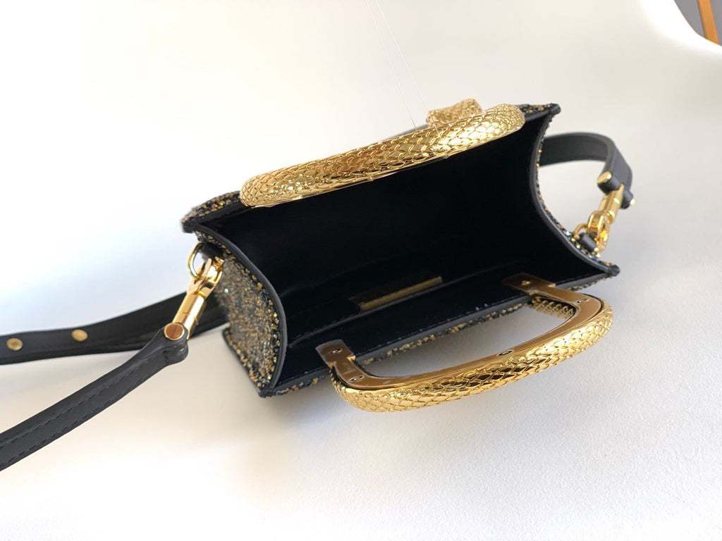 BVLGARI Serpentine Mini Tote Bag