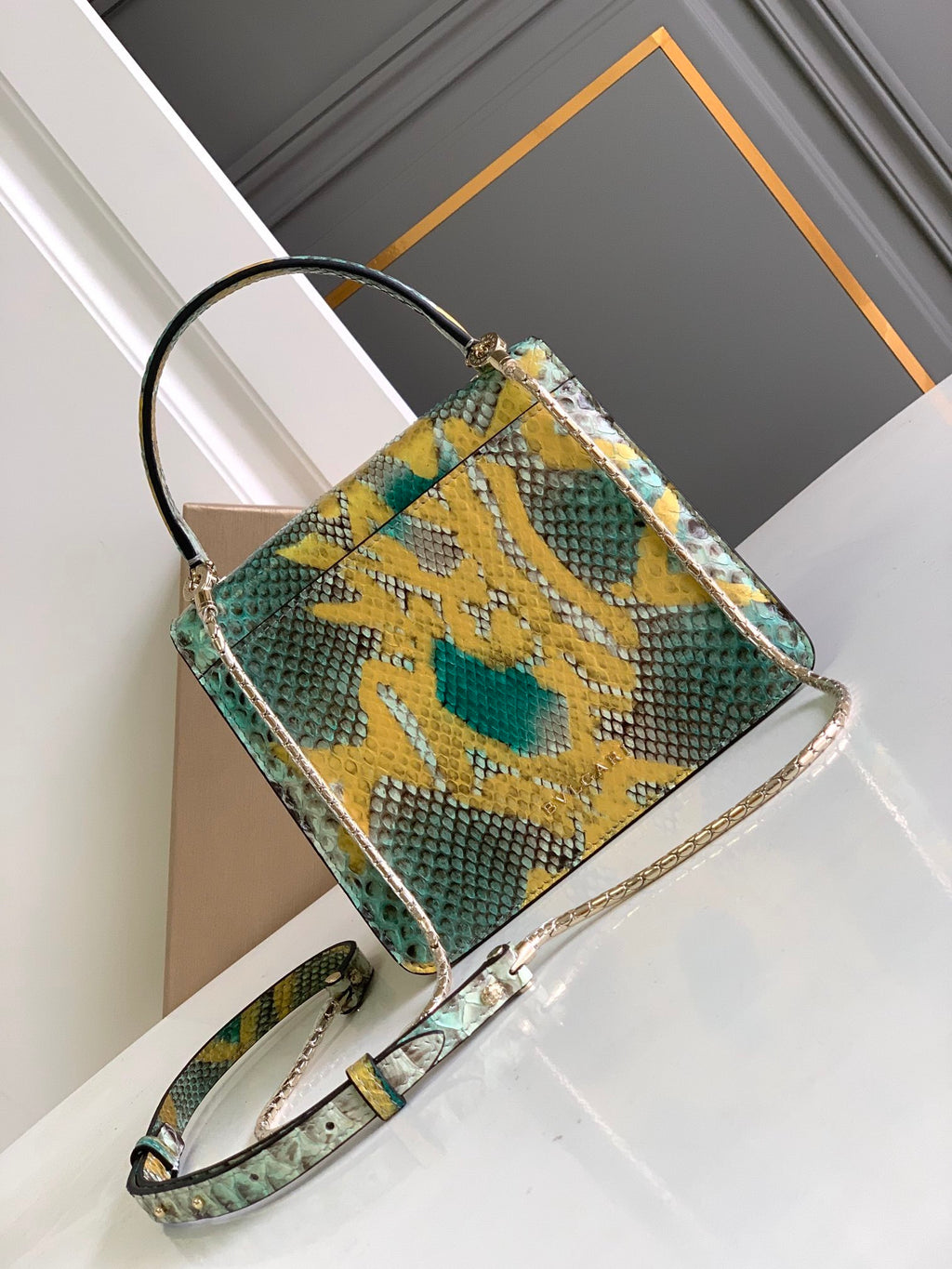 BVLGARI Serpenti Forever Small Top Handle Bag