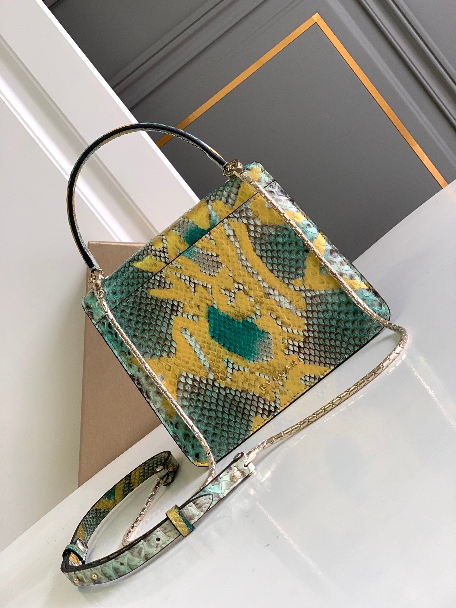 BVLGARI Serpenti Forever Small Top Handle Bag