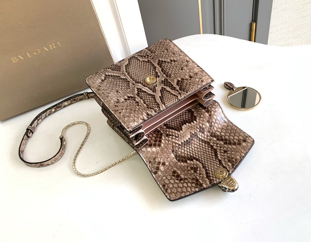 BVLGARI Serpenti Forever Small Top Handle Bag