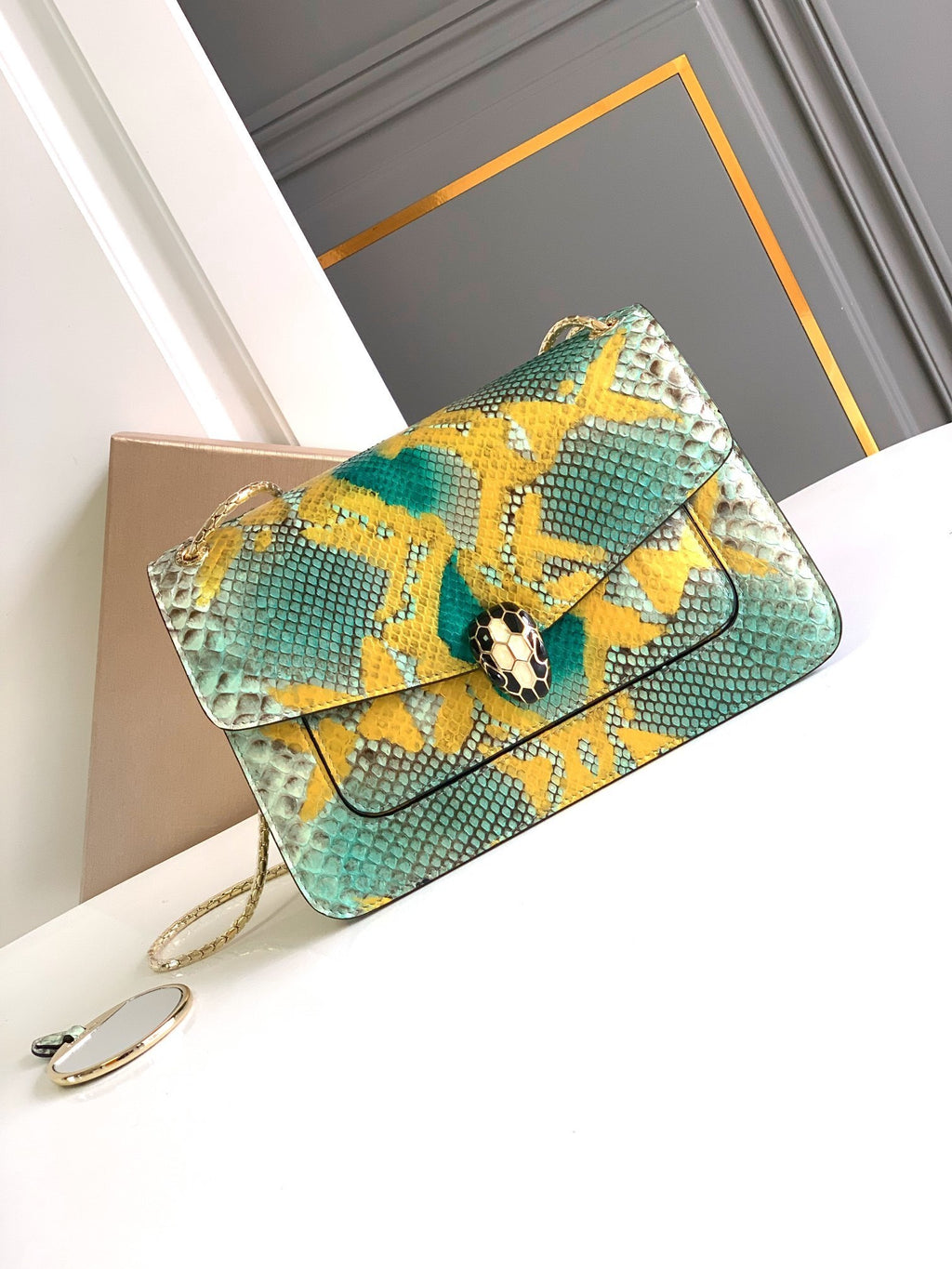 BVLGARI Serpenti Forever Small Top Handle Bag