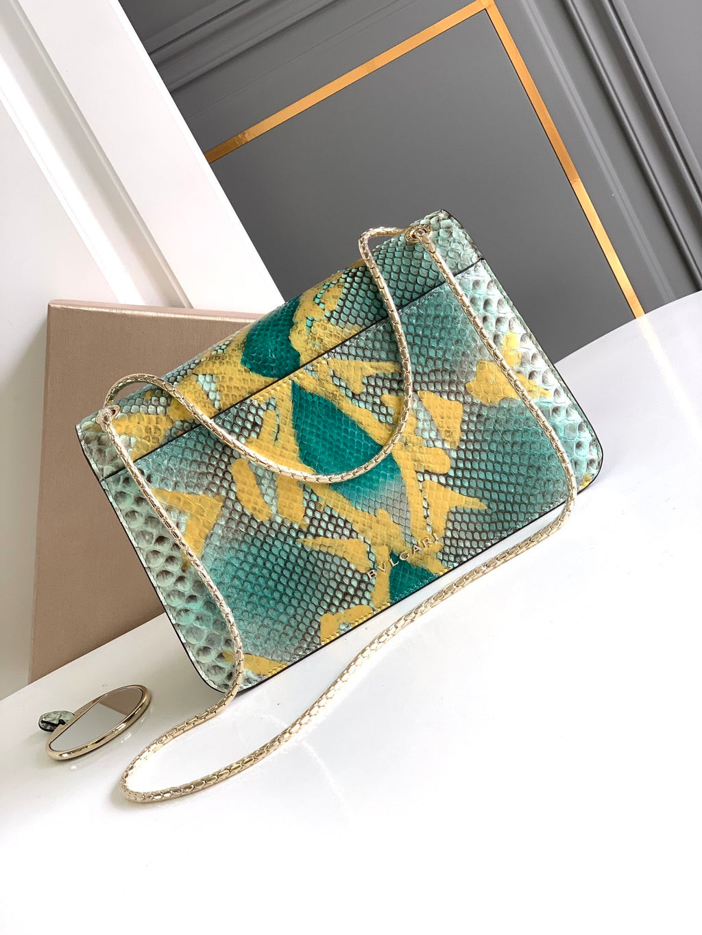 BVLGARI Serpenti Forever Small Top Handle Bag