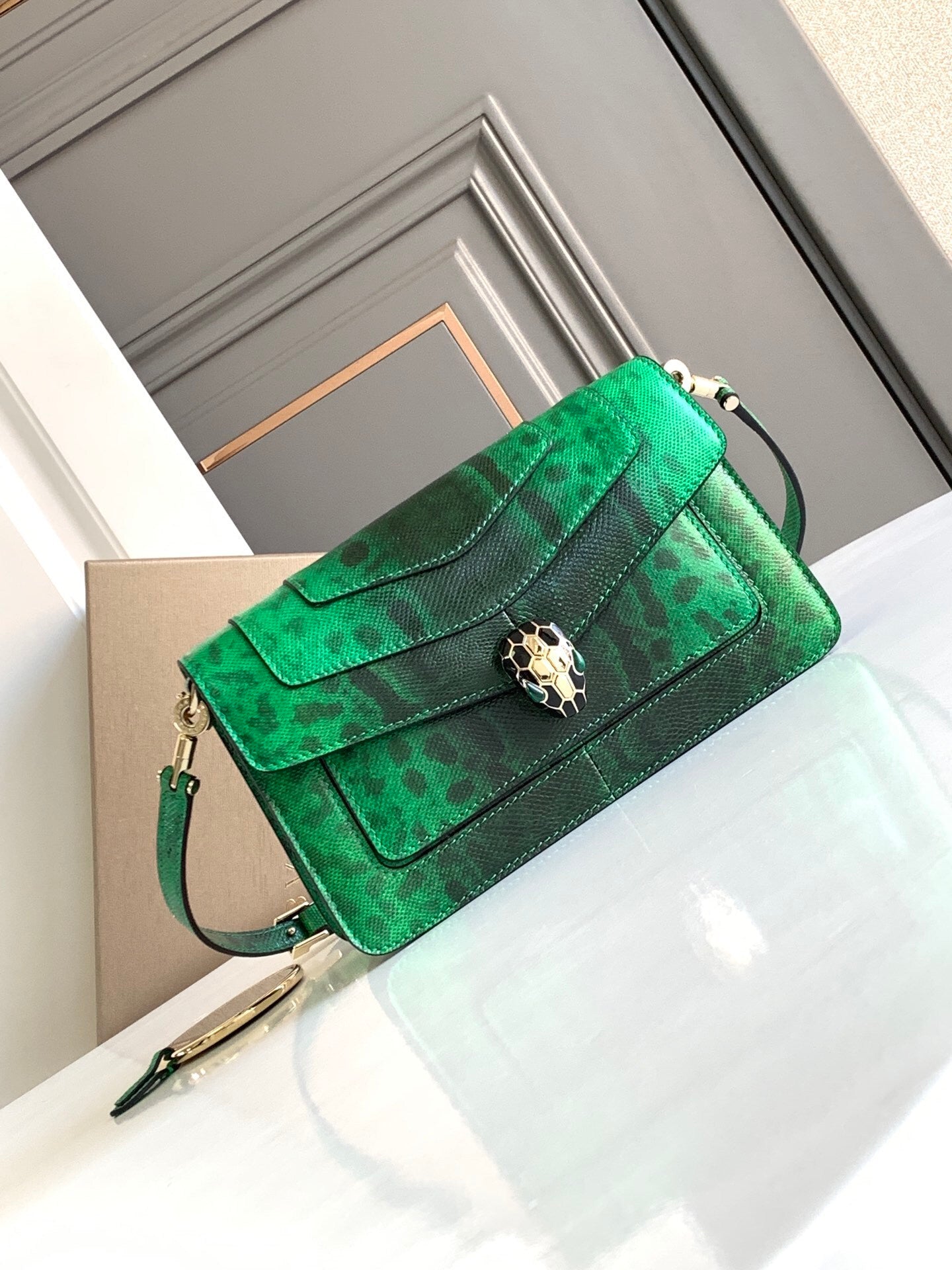BVLGARI Serpenti Forever East-West Small Shoulder Bag