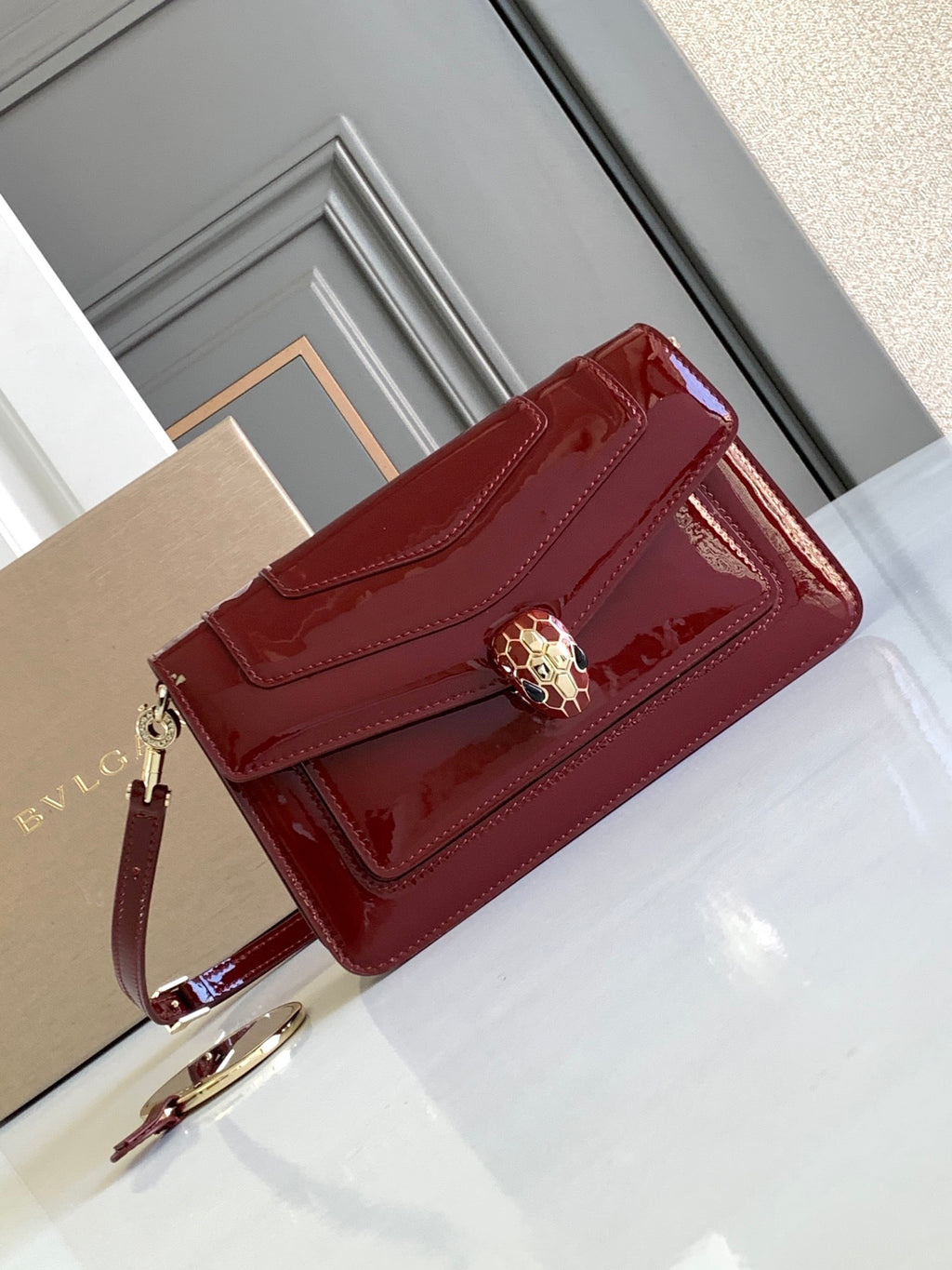 BVLGARI Serpenti Forever East-West Small Shoulder Bag