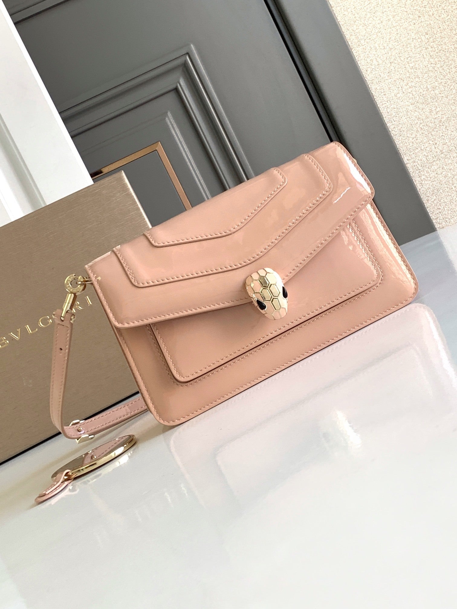 BVLGARI Serpenti Forever East-West Small Shoulder Bag