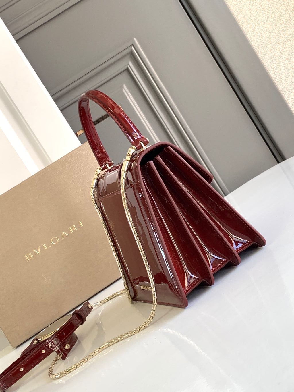 BVLGARI Serpenti Forever Small Top Handle Bag