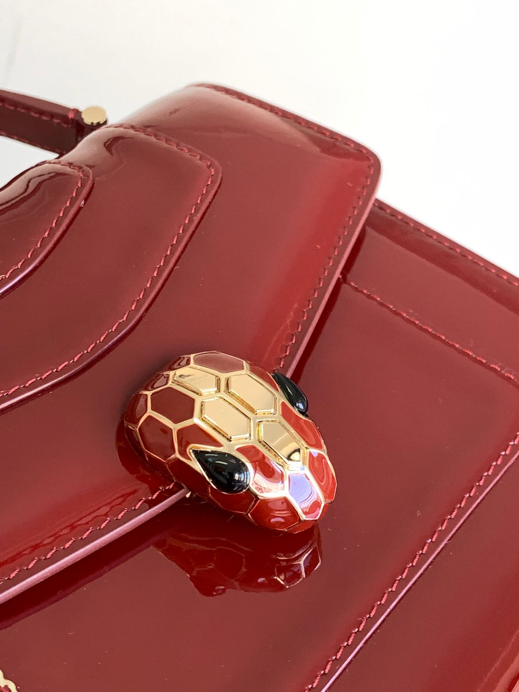 BVLGARI Serpenti Forever Small Top Handle Bag