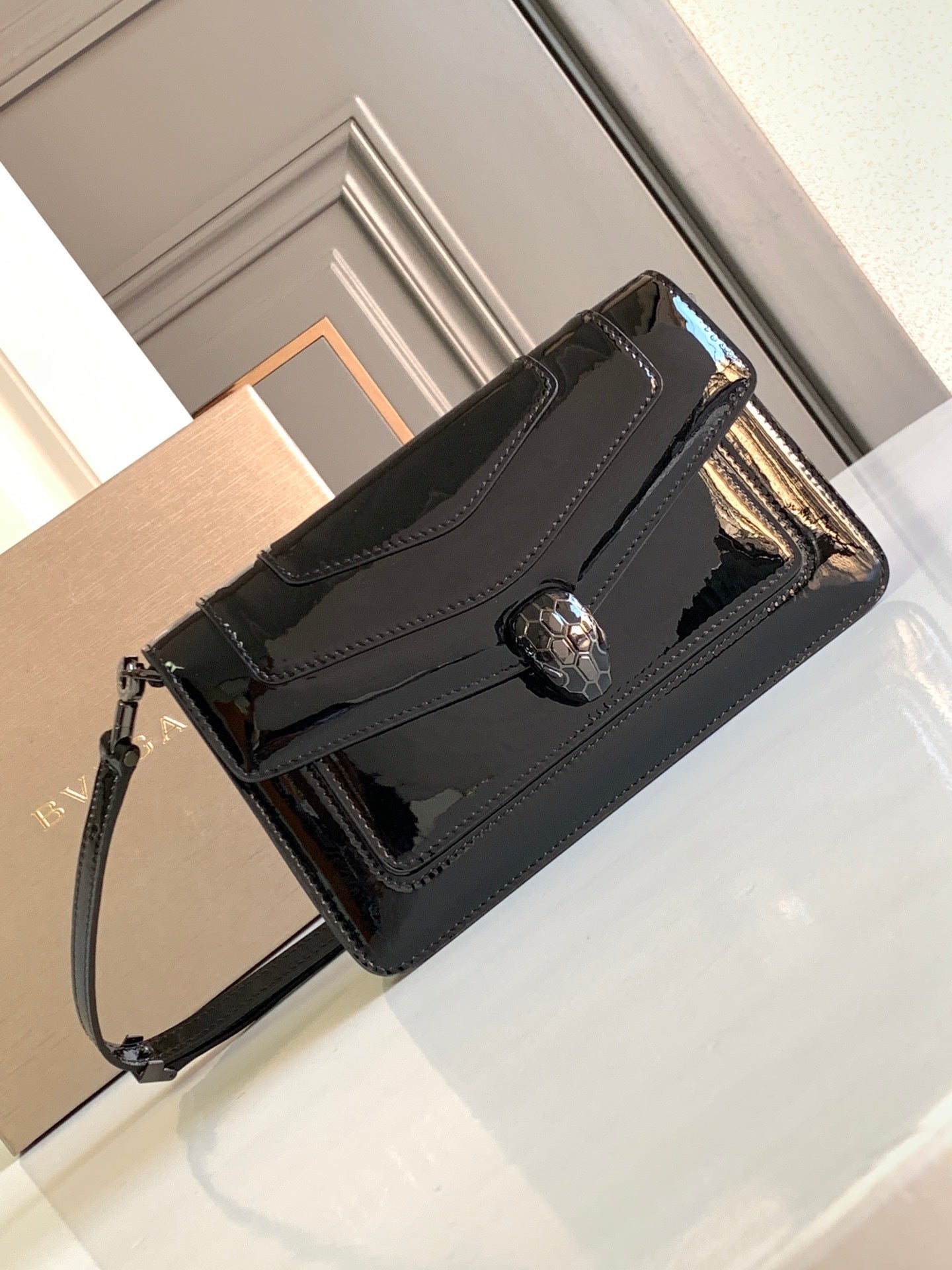 BVLGARI Serpenti Forever East-West Small Shoulder Bag