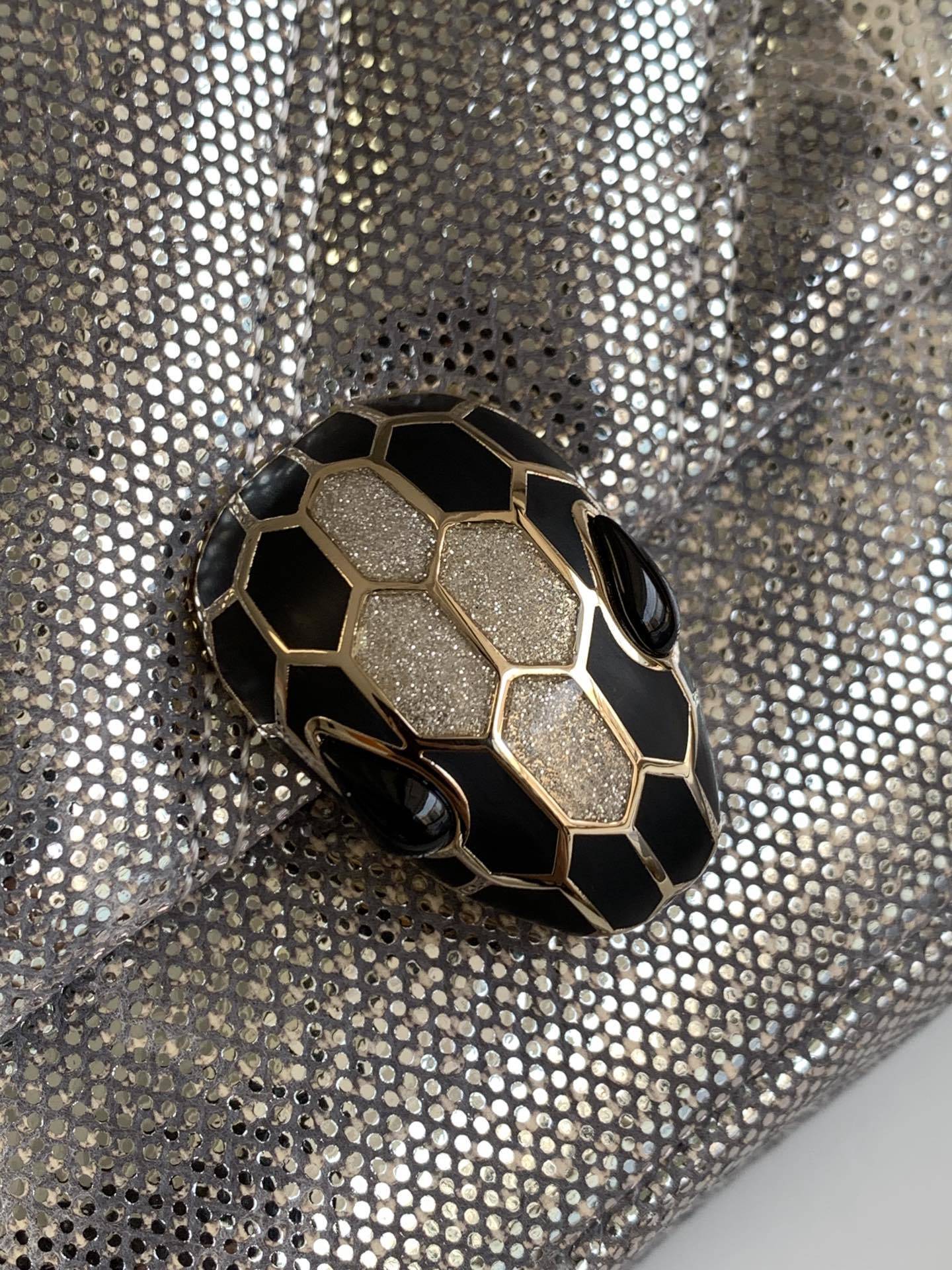 BVLGARI Serpenti Cabochon Shoulder Bag
