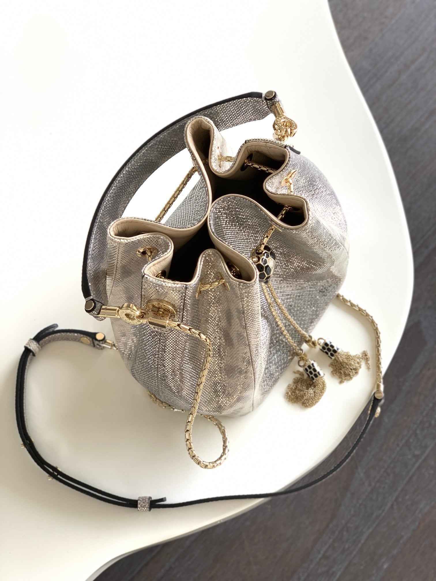 BVLGARI Serpenti Forever Bucket Bag